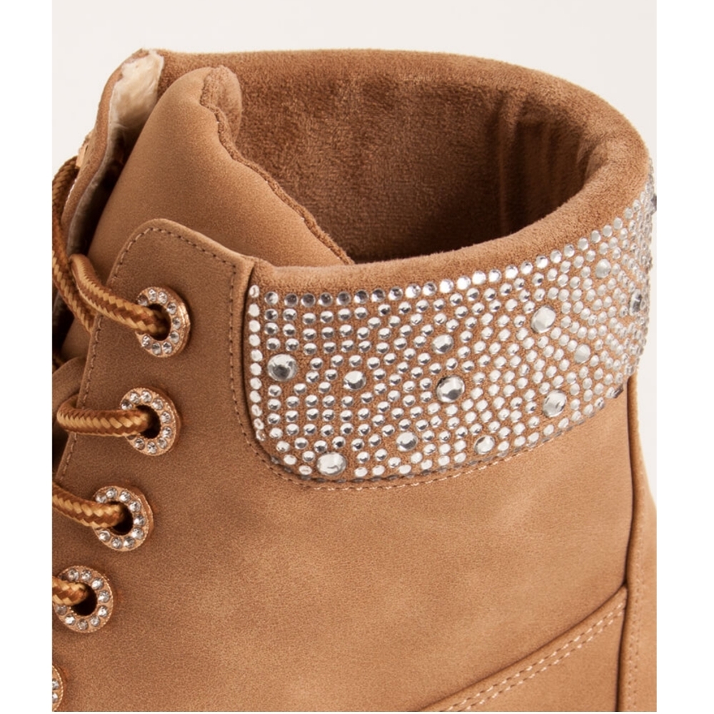 Tan Boots with Rhinestones ✨ - Picture 6 of 7